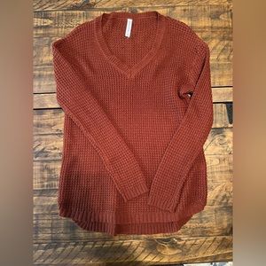 Rust sweater